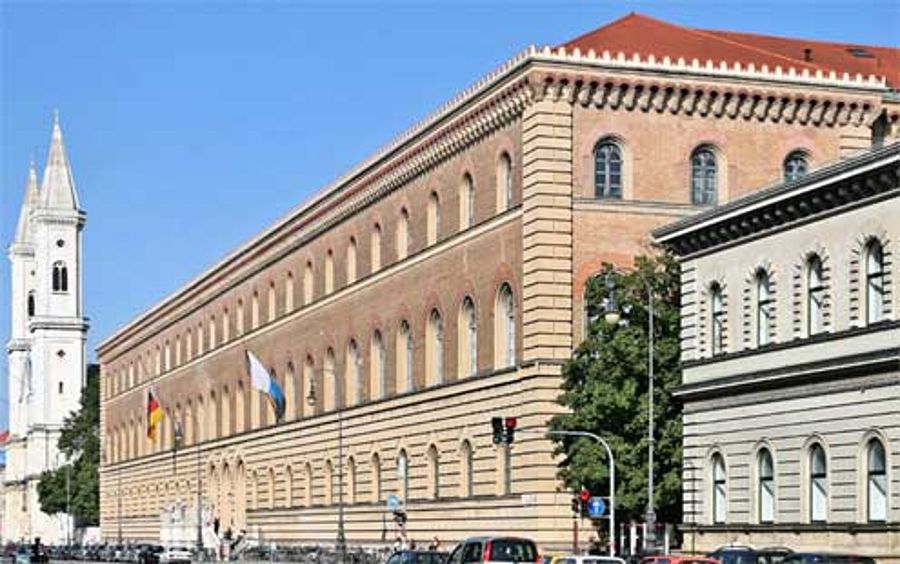 Front der Bayerische Staatsbibliothek