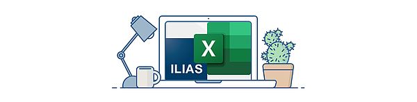 Illustration für Excel-Kurs auf ILIAS-Plattform