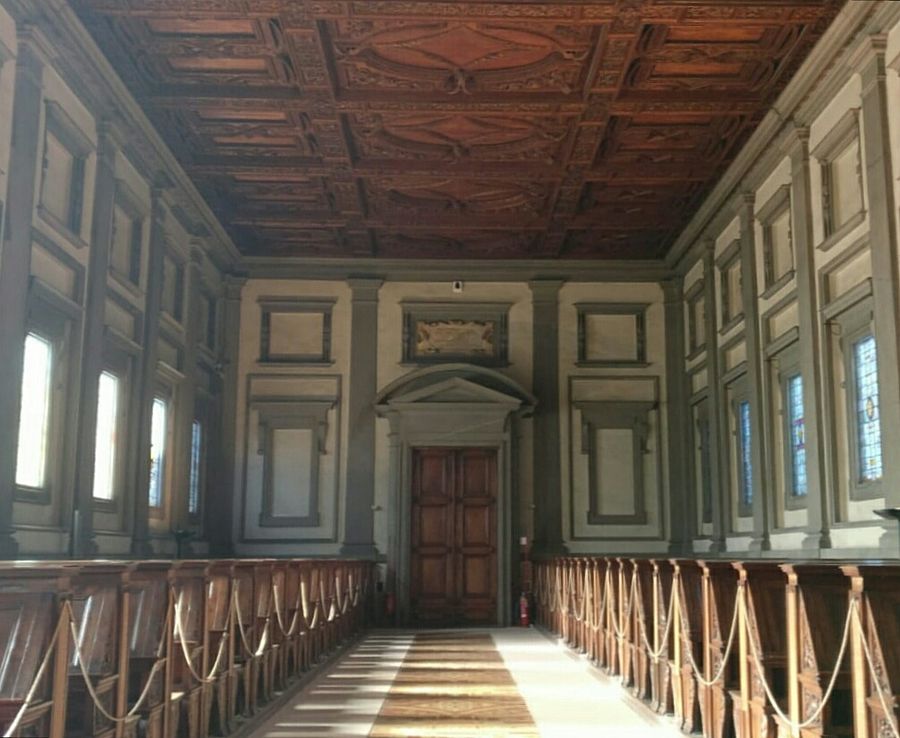 Saal der Biblioteca Laurentiana
